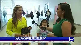 Tax-free weekend begins as Valley residents continue back-to-school shopping