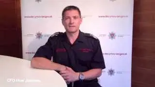 Fire Cover Review - CFO of South Wales Fire & Rescue Service, Huw Jakeway