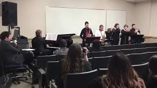Moscow High School Jazz Combo 1: &ldquo;Song for San Miguel.&rdquo; Feb. 24, 2018. Leah Dahl, Dir.