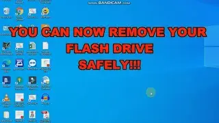 HOW TO SAFELY REMOVE USB FLASH DRIVE | VERY EASY