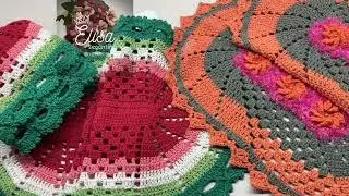 Fiz uma linda produção e quero compartilhar com você / inspiração de crochê 