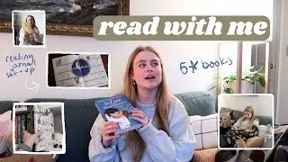 READING VLOG | first books of the year, 5⭐️ reads, and setting up my reading journal!