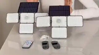 Mokot Solar Outdoor Lights, IP65 Waterproof Motion Sensor Outdoor Lights Review