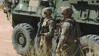 U.S. deploys a Stryker Brigade Combat Team to the Southern Border