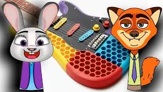 Sprunki Zootopia 2 song vs Real Instruments