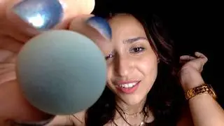 ASMR MAQUIANDO VOCÊ  (voz suave, Tapping, toque na tela...)