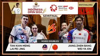 TAN KM/LAI PJ 🇲🇾 против JIANG ZB/WEI YX 🇨🇳 В прямом эфире! Индонезия Open 24' 印尼公开赛 ЧФ | Наблюдение Даренса