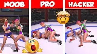 NOOB vs PRO vs HACKER - Girls Fight Club - Gameplay Walkthrough - All Levels - Ikko Fire