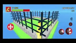Blocky dino park apex arena T-rex camping