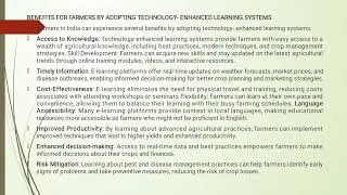 5.4 technology enhanced learning agriculture 