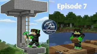 Episode 7 of Minecraft Survival Series making xp farm and portal and enchanting table