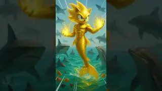 Sonic&rsquo;s Most Powerful Transformation Ever&hellip;Under the Sea Shadow, Silver & Knuckles 🌊⚡ #shorts #sonic
