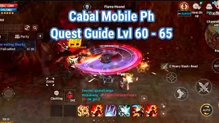 Cabal Mobile Ph. GUIDE QUEST Lvl. 60 - 65