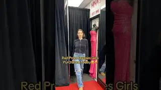 Red Prom Dress Haul#reddresses #prom2025 #homecomingdresses #formaldress #promdresschallenge