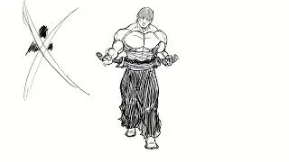 Drawing A Dual Swordsman