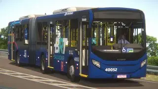 Caio Millennium V MB O-500UA BT 6 Padr&atilde;o BRT Salvador/BA | Mapa Arrabassaba | Proton Bus Simulator