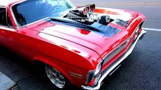 CUSTOM CHEVY NOVA with a HUGE V8. DougCameraman