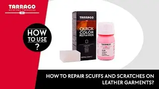How to repair scuffs and scratches on leather garments? - Tarrago Quick Color 🎨