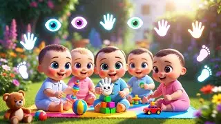 Learn Body Parts for Kids! |Nursery Rhymes #learn #fun 