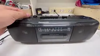Panasonic RX-FS21 [220V] เครื่องเล่นเทป+วิทยุหูหิ้ว ใช้งานเต็มระบบ