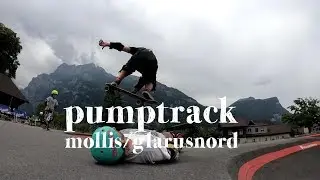pumptrack mollis glarus ★ skateboarding ★ warm up pumpkingchallenge ★ miriweber.ch