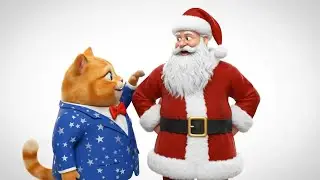 Unbelievable! Cats That Act Exactly Cat like human - Cat and Santa Claus