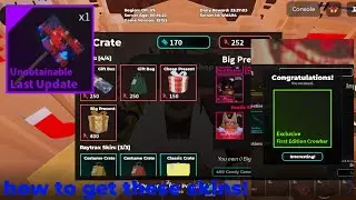 How to get these skins in kaiju paradise! (Not fully release on the main game yet) 