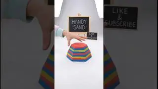 Crushing a Sand Hexagon Sculpture (ASMR) &mdash; So Crunchy