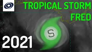 The track of Tropical Storm Fred (2021)