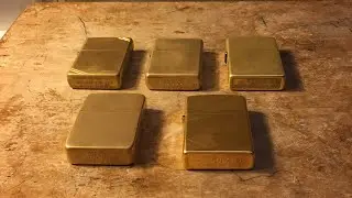 DIY brass zippo update