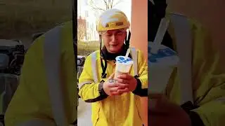 Funny Mix-Up! Customer Slaps Delivery Boy Over Milk Tea #trending #shortsfeed