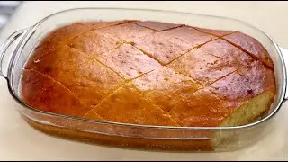Revani tradicionale me sherbet - Semolina Cake Drizzled With Syrup 🥧