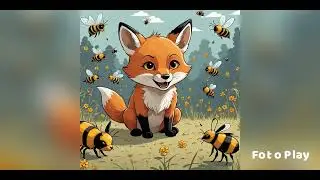 The story of bees and fox. #viralvideo #cartoon #moralstories