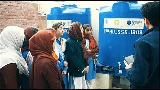 Shehersaaz: School Intervention RWHU installation at  Govt Girls High School, Dhok Hassue, Rwp