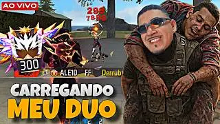 LIVE ON ALE10 FF 🔴 CARREGANDO MEU DUO PARA O DESAFIANTE + CODIGUIN NAS METAS - FREE FIRE AO VIVO