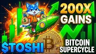 Признаки суперцикла биткоина указывают на 200-кратный рост $TOSHI.