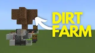 SIMPLE Rooted Dirt Farm | Tutorial | Minecraft Bedrock Edition | 1.21+