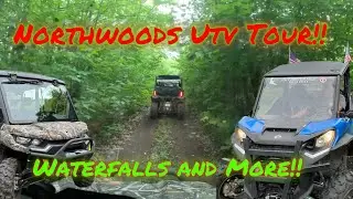 Wisconsin Northwoods UTV Tour!!  Waterfalls and more!!