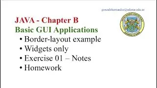 Java B01 - BorderLayout