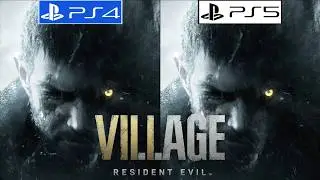 Resident Evil Village PS4 vs PS5 - Graphics Comparison - Framerate - Loading Times - 4k