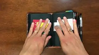 Flip thru: Pocket TN wallet | ft. Chic Sparrow #onebookjuly2018