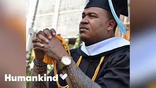 Doctor cries seeing diploma after turning life around | Humankind