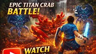 Epic Battle with Titan Crab Monster 🔥 || Insane Final Blow! || #toptrending  #gameplay