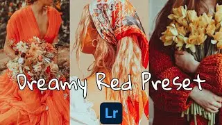 NO PASSWORD | Dreamy Red Preset | Lightroom mobile presets free dng | Red Tone Preset