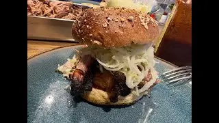 Pulled Pork Burger mit Senfsauce, neue Methode!