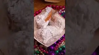 Beignets in NOLA New Orleans #nola #neworleans #mardigras
