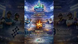 PHARMACEUTICAL CRICKET LEAGUE || BIOCON UNIT-6 VS TORRENT PHARMA ||