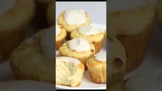 Keto Lemon Pound Cake Muffins with Lemon Glaze - Recipe in the comments!