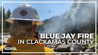 Evacuation notice lifted for fire burning near Sandy River in Clackamas County