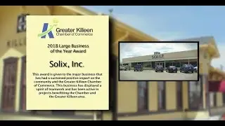 2018 Large Business Award Winner - Solix, Inc.